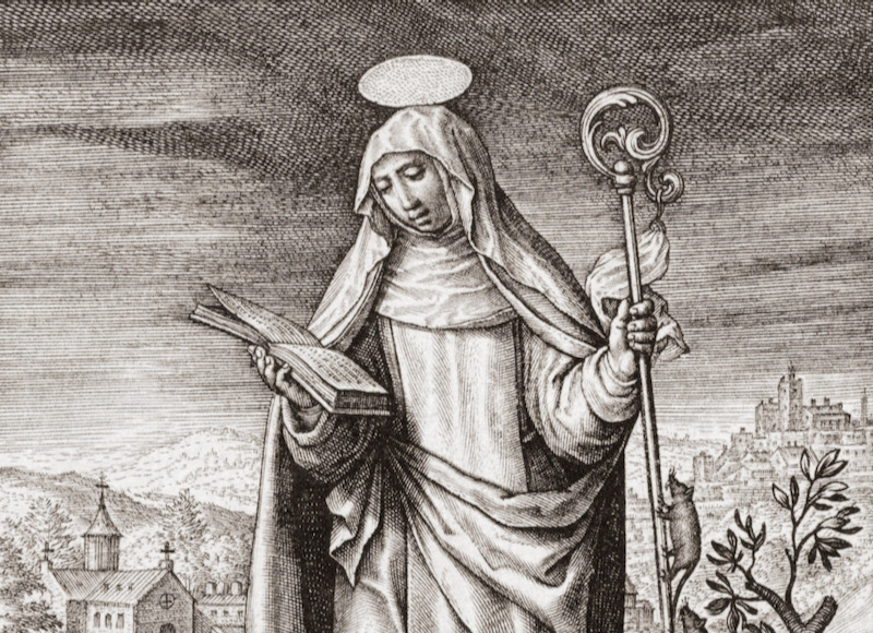 The holiness of St Gertrude and why we can invoke her to deal with vermin 